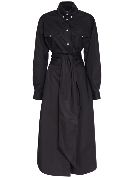 Cotton poplin shirt dress - Alexandre Vauthier - Women | Luisaviaroma