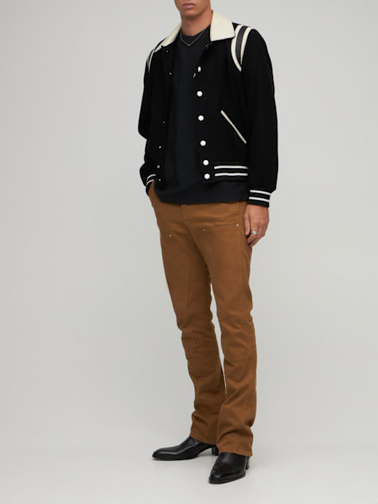 FLÂNEUR: Jean charpentier évasé - Marron - men_1 | Luisa Via Roma