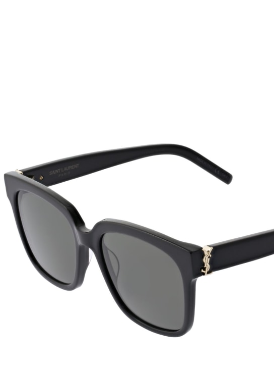 Saint Laurent: SL M40 acetate sunglasses - Siyah - women_1 | Luisa Via Roma