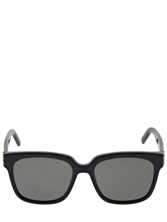 Saint Laurent: SL M40 acetate sunglasses - Siyah - women_0 | Luisa Via Roma
