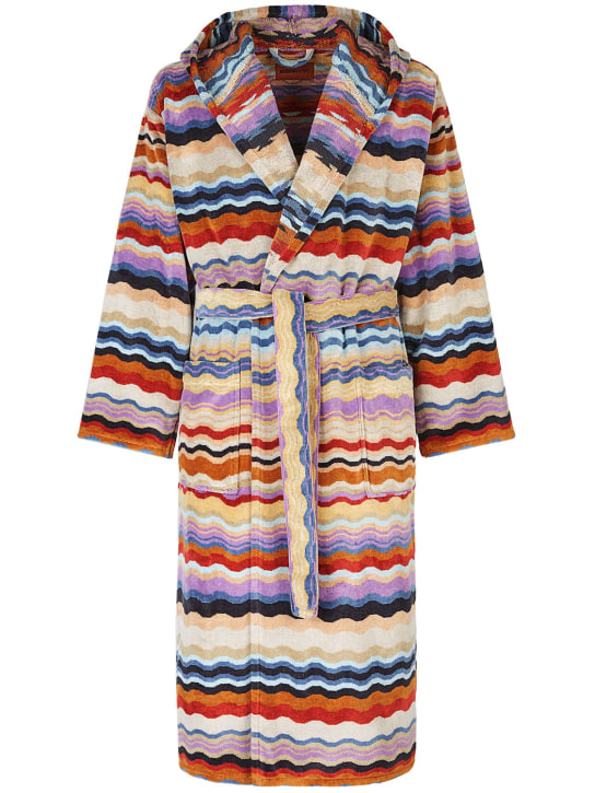Missoni Home: Bonnie cotton bathrobe - Multicolor - women_0 | Luisa Via Roma