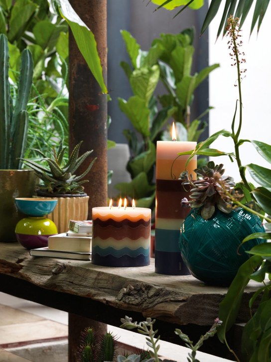 Missoni Home: Tall Flame Totem candle - Multicolor - ecraft_1 | Luisa Via Roma