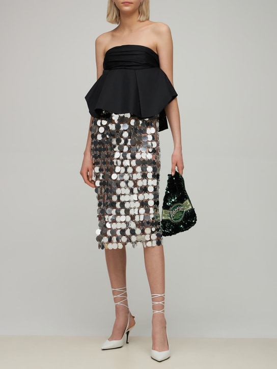Anya Hindmarch: Mini sequined Perrier top handle bag - women_1 | Luisa Via Roma