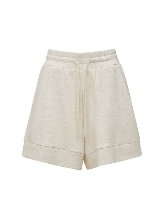 Varley: Adler shorts - Bej/Beyaz - women_0 | Luisa Via Roma