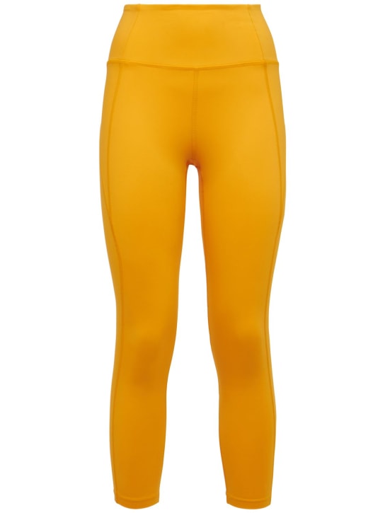 Girlfriend Collective: High-rise 7/8 compression leggings - Gold/Yellow - women_0 | Luisa Via Roma