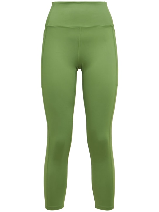 Girlfriend Collective: High-rise 7/8 leggings w/ pocket - Green - women_0 | Luisa Via Roma