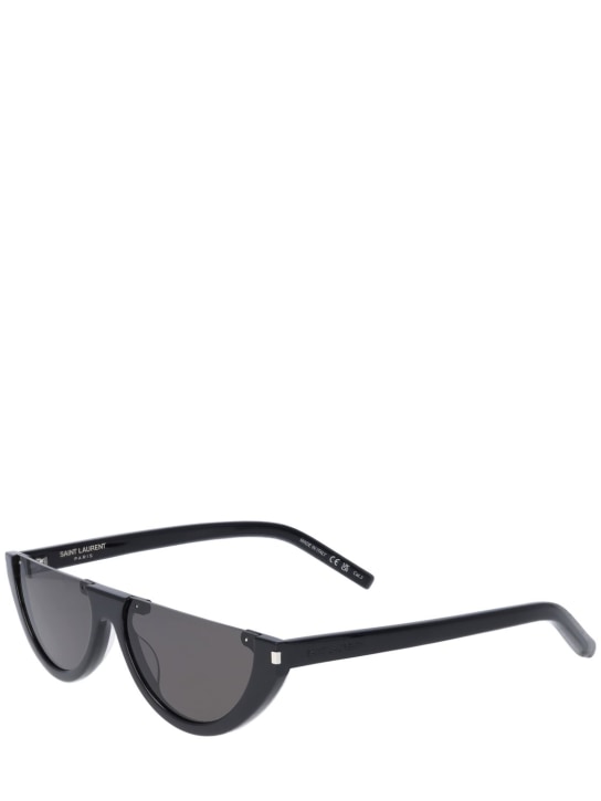 Saint Laurent: SL 563 acetate sunglasses - Black - men_1 | Luisa Via Roma