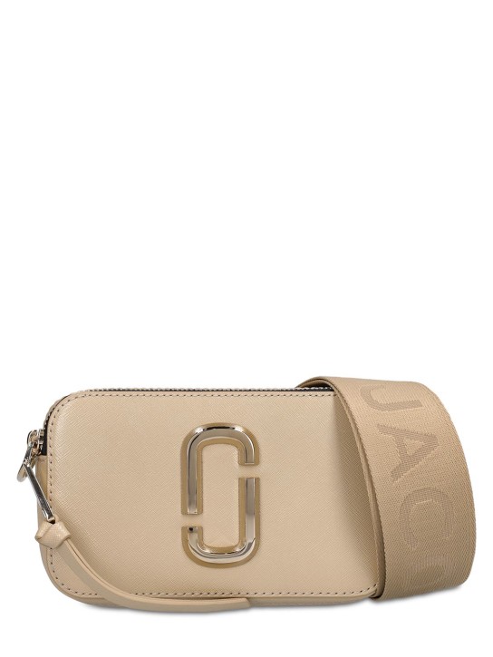 Marc Jacobs: The Snapshot DTM leather shoulder bag - Khaki - women_0 | Luisa Via Roma