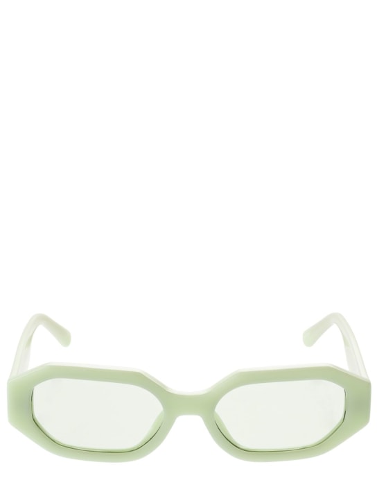 The Attico: Irene squared acetate sunglasses - Nane - women_0 | Luisa Via Roma