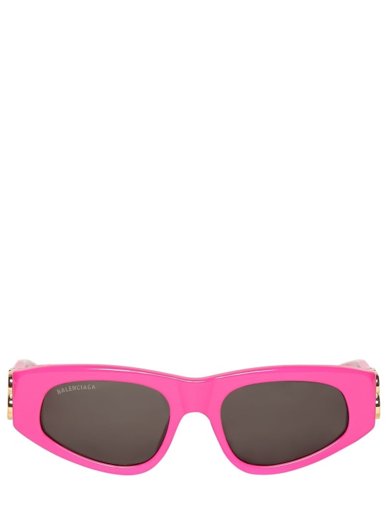 Balenciaga: 0095S Dynasty D-frame acetate sunglasses - Pink - women_0 | Luisa Via Roma