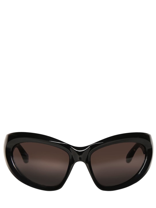 Balenciaga: Gafas de sol BB0228S de nylon - Negro - women_0 | Luisa Via Roma