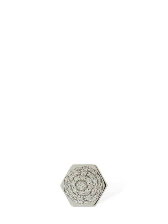 EÉRA: 18 kt Gold-Mono-Ohrring mit Diamanten „Bolt“ - Silber/Kristall - women_0 | Luisa Via Roma