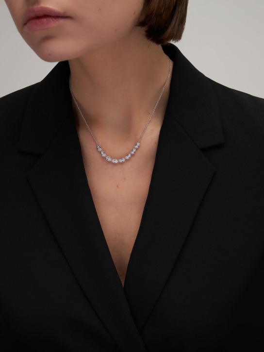 EÉRA: Roma 18kt & diamond collar necklace - Silver - women_1 | Luisa Via Roma