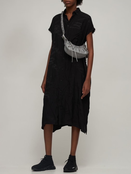 Balenciaga: 30mm Speed 2 knit sneakers - Siyah - women_1 | Luisa Via Roma