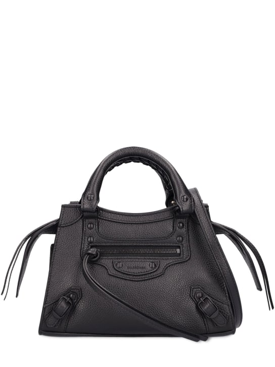 Balenciaga: Mini Neo Classic city leather bag - women_0 | Luisa Via Roma