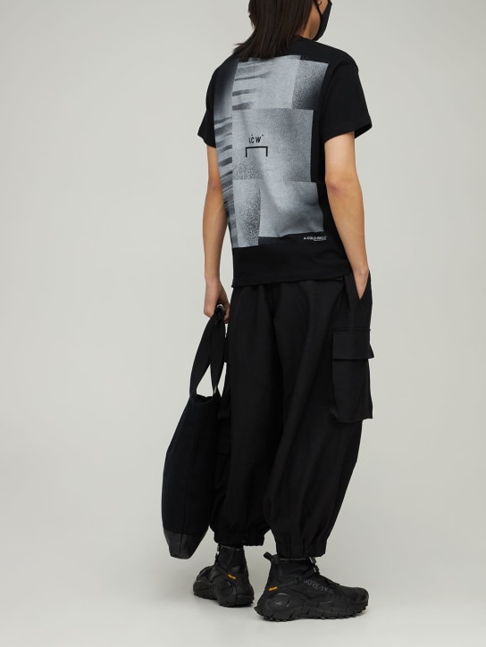 A-COLD-WALL*: Camiseta de algodón con estampado - Negro - men_1 | Luisa Via Roma