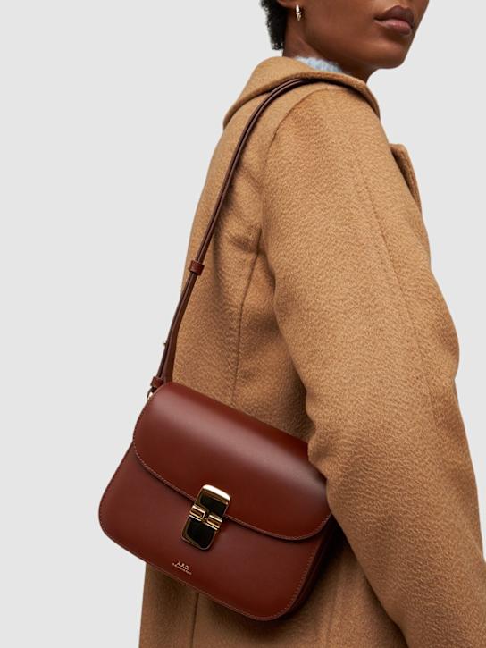 A.P.C.: Small Grace leather shoulder bag - women_1 | Luisa Via Roma