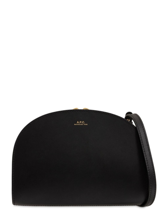 A.P.C.: Demi Lune Clutch leather shoulder bag - women_0 | Luisa Via Roma