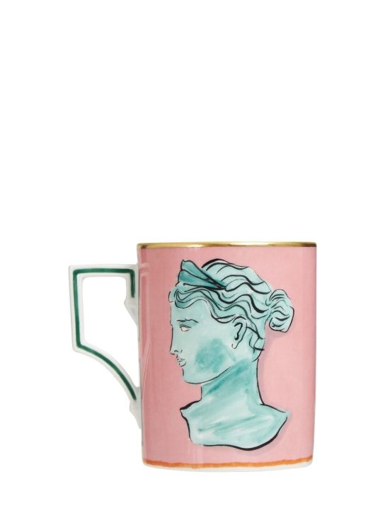 Ginori 1735: 400ml Nettuno Luna porcelain mug - Pink - ecraft_2 | Luisa Via Roma