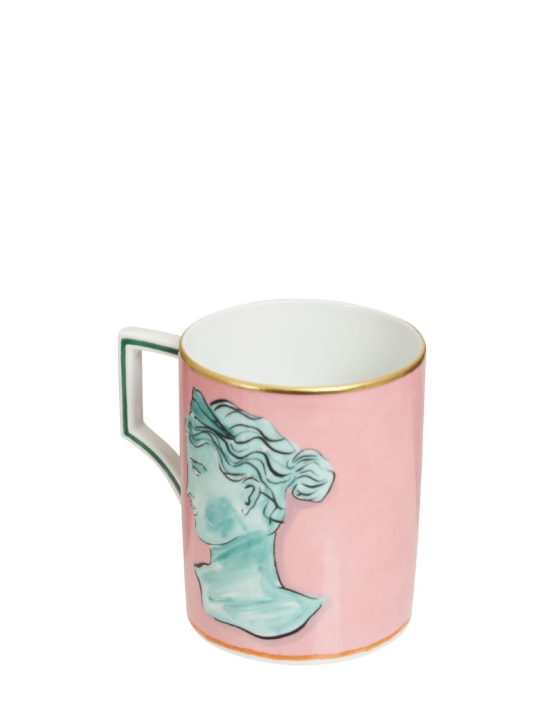 Ginori 1735: 400ml Nettuno Luna porcelain mug - Pink - ecraft_3 | Luisa Via Roma