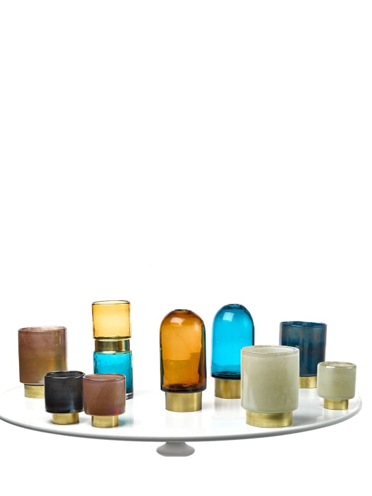 Polspotten: Multi-color candle holder set - Multicolor - ecraft_1 | Luisa Via Roma