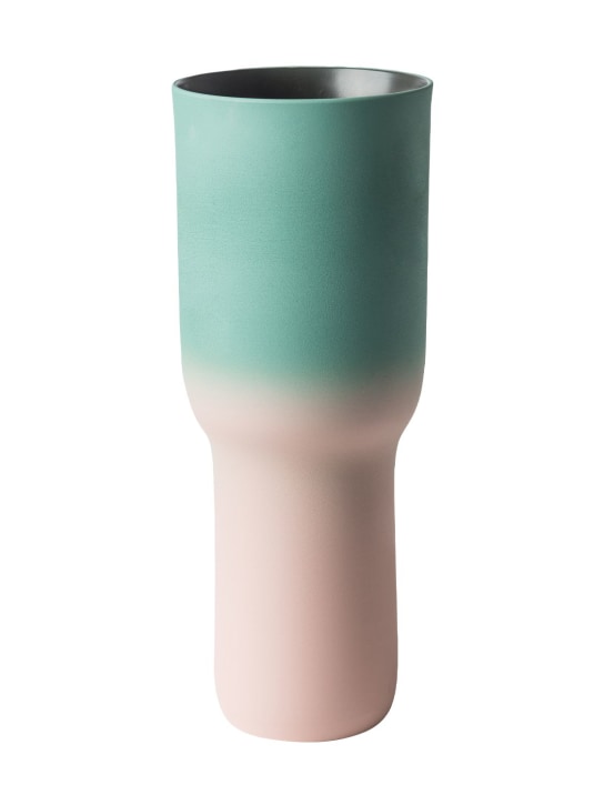 Polspotten: Kleine, grüne und pinke Vase „Sherbet“ - Rosa/Grün - ecraft_0 | Luisa Via Roma