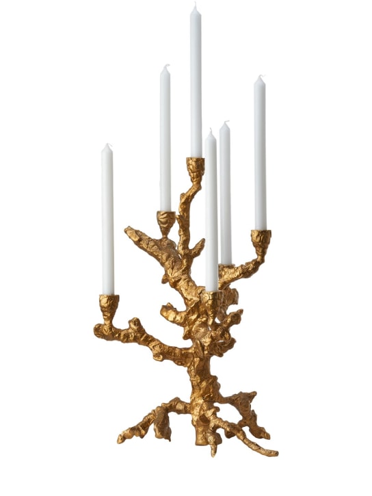 Polspotten: Apple Tree candle holder - Gold - ecraft_0 | Luisa Via Roma