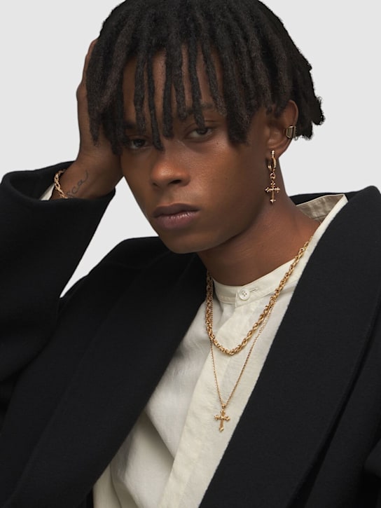 Emanuele Bicocchi: Braided knot bracelet - men_1 | Luisa Via Roma