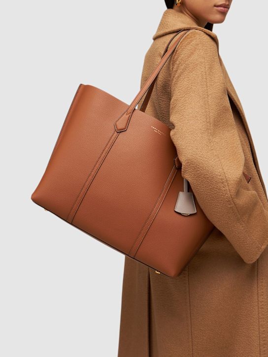 Tory Burch: Perry triple-compartment leather tote - women_1 | Luisa Via Roma