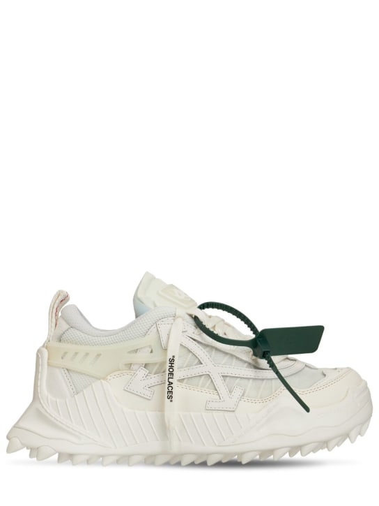 Off-White: Sneakers en mesh Odsy 1000 45 mm - Blanc - women_0 | Luisa Via Roma