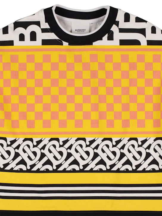 Burberry: Printed cotton sweatshirt - Multicolor - kids-girls_1 | Luisa Via Roma