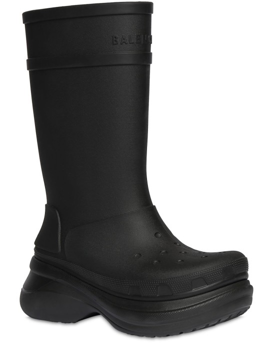 Balenciaga: STIEFEL „CROCS“ - Schwarz - men_2 | Luisa Via Roma