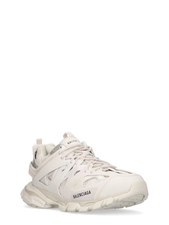 Balenciaga: 50mm M Track E sneakers - White - men_1 | Luisa Via Roma