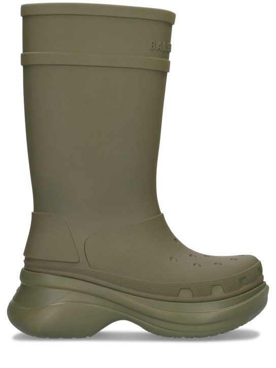 Balenciaga: Crocs boots - Army Green - men_0 | Luisa Via Roma