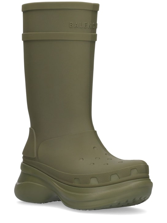 Balenciaga: Crocs boots - Army Green - men_1 | Luisa Via Roma
