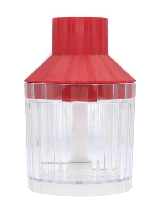 Alessi: Plissé stick blender set - Red - ecraft_4 | Luisa Via Roma