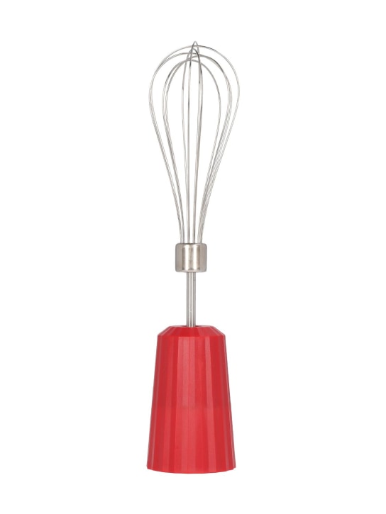 Alessi: Plissé stick blender set - Red - ecraft_3 | Luisa Via Roma
