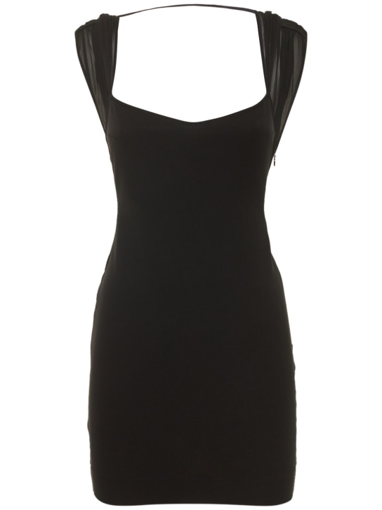 Tulle & crepe butterfly mini dress - Thumbnail 1