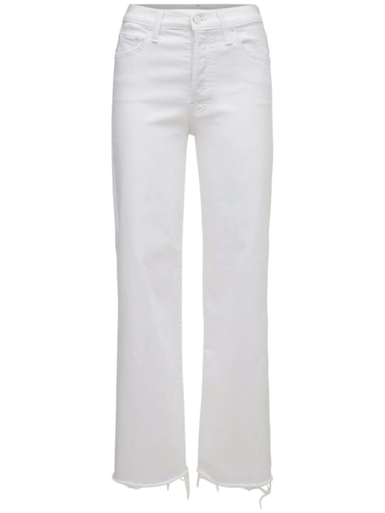 Mother: Jeans The Tomcat Roller Fray - Bianco - women_0 | Luisa Via Roma