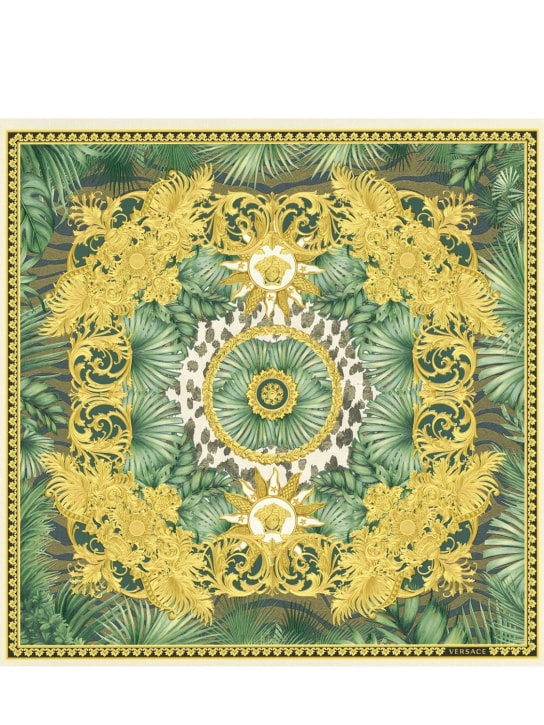 Versace: Jungle printed wallpaper - Green - ecraft_0 | Luisa Via Roma