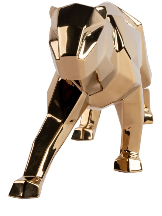 Lladrò: Golden Panther figurine - Gold - ecraft_5 | Luisa Via Roma