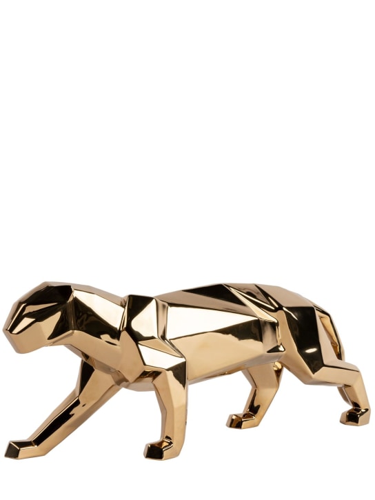Lladrò: Golden Panther figurine - Gold - ecraft_2 | Luisa Via Roma