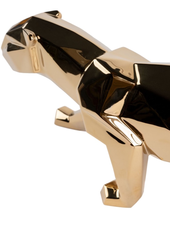 Lladrò: Golden Panther figurine - Gold - ecraft_7 | Luisa Via Roma