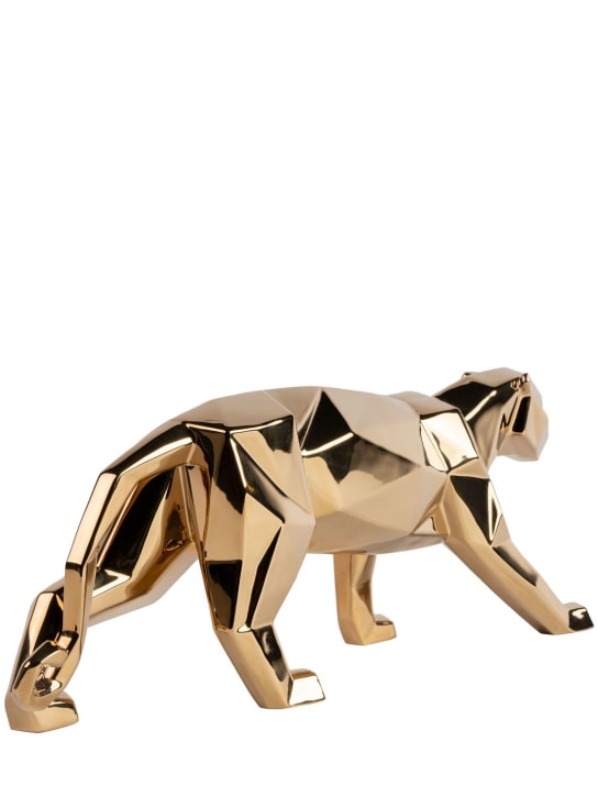 Lladrò: Golden Panther figurine - Gold - ecraft_4 | Luisa Via Roma