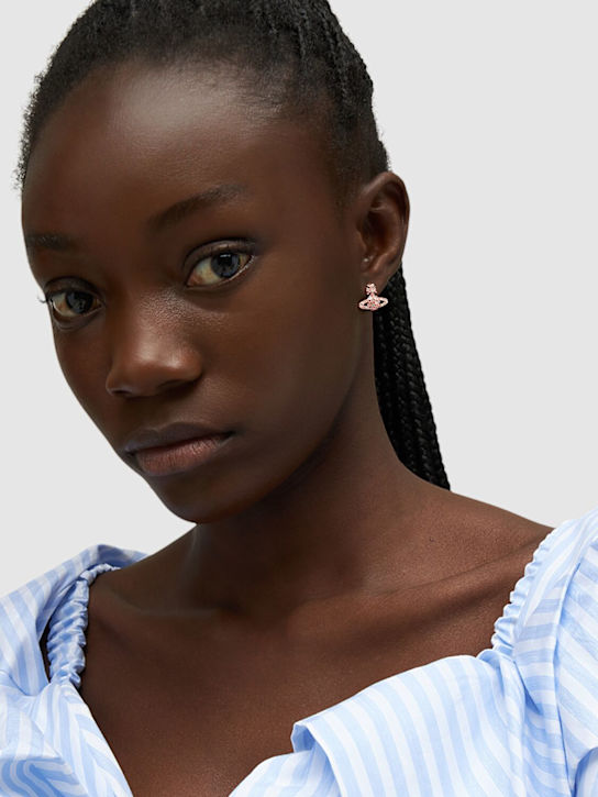 Vivienne Westwood: Grace bas relief stud earrings - women_1 | Luisa Via Roma