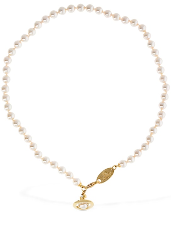 Vivienne Westwood: Collar Simonetta con perlas sintéticas - women_0 | Luisa Via Roma