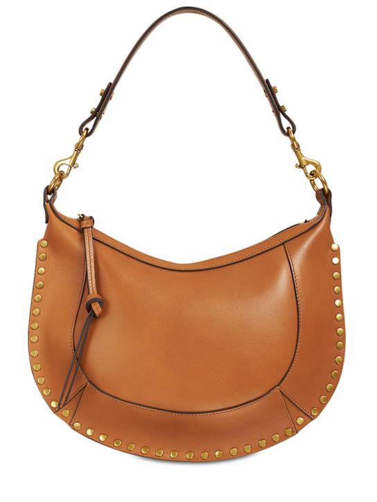 Isabel Marant: Naoko soft leather shoulder bag - women_0 | Luisa Via Roma