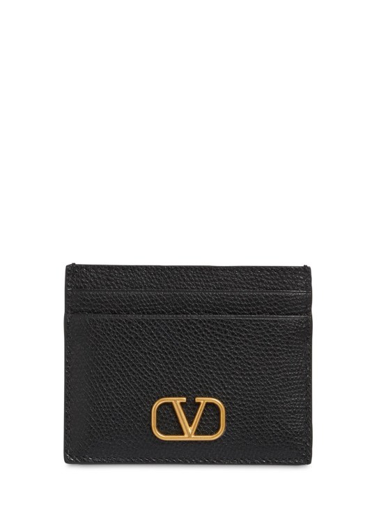 VLogo Leather Cardholder main image 0