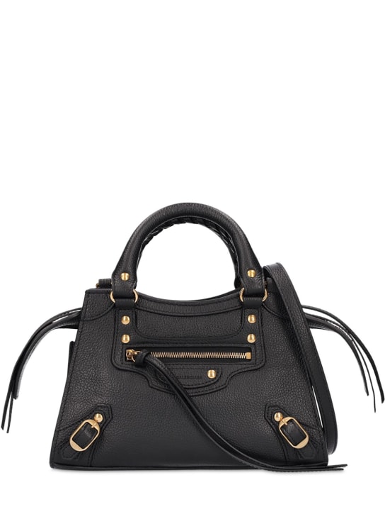 Balenciaga: Mini Neo Classic City leather bag - women_0 | Luisa Via Roma
