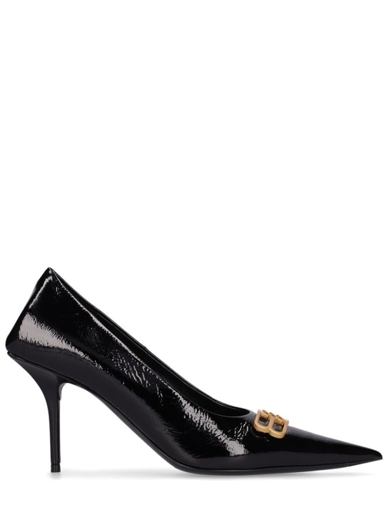Balenciaga: 80毫米Knife皮革高跟鞋 - women_0 | Luisa Via Roma